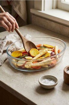 Скляна форма для запікання - clear