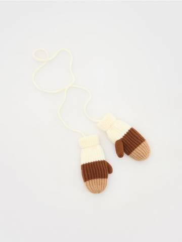 Reserved - BABIES` MITTENS - нюдовий - 382CV-02X Reserved - BABIES` MITTENS - нюдовий - 382CV-02X