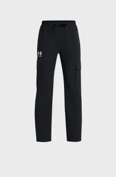 Детские черные спортивные брюки UA B Icon Woven Pant Черный 8 Under Armour 1386702-001