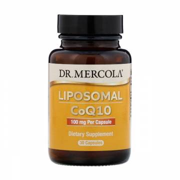 Коэнзим Q10 Dr. Mercola Liposomal CoQ10 100 мг, 30 капсул