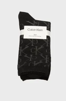 Женские черные носки (4 пары) HOLIDAY Черный ONESIZE Calvin Klein 701235366