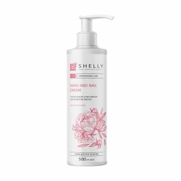 Крем для рук и ногтей с коллагеном, эластином и экстрактом пиона Shelly Hand and Nail Cream, 500 мл Крем для рук и ногтей с коллагеном, эластином и экстрактом пиона Shelly Hand and Nail Cream, 500 мл
