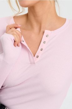 Бавовняна блузка - рожевий