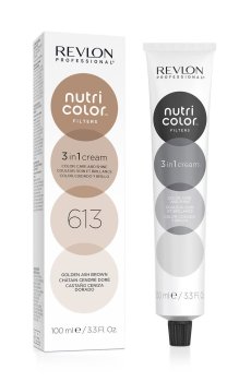 Тонирующая маска для волос Revlon Professional Nutri Color Filters Toning 613 Golden Ash Brown, 100 мл