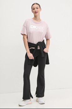 Хлопковая футболка Dkny