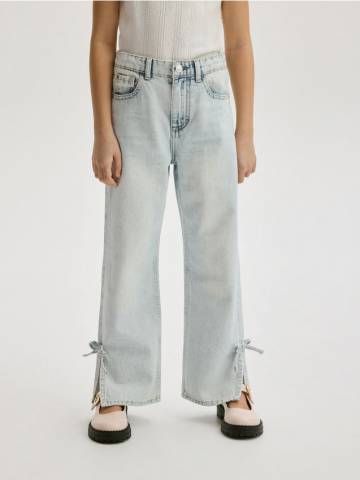 Reserved - Джинси з бантичками - синій - 835CZ-05J