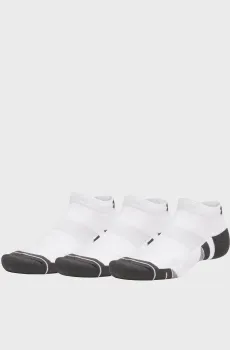 Белые носки (3 пары) New UA Perf Tech 3pk Low Белый 42-47.5 Under Armour 6015137-100