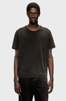 Мужская черная футболка T-ADJIND-NEW Черный XL Diesel A20263 0QMBS