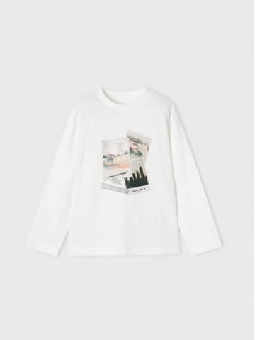 Mayoral Блузка 4022 Білий Regular Fit Mayoral Блузка 4022 Білий Regular Fit