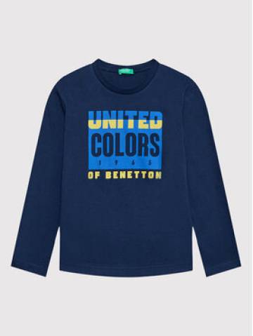 United Colors Of Benetton Блузка 3I1XC105U Cиній Regular Fit United Colors Of Benetton Блузка 3I1XC105U Cиній Regular Fit