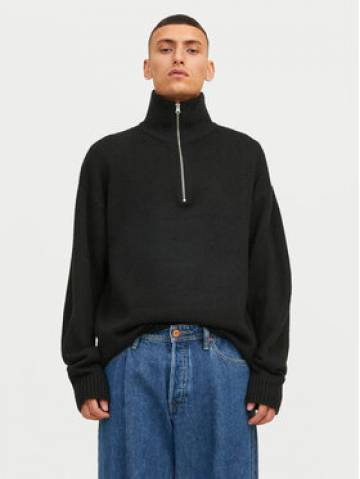 Jack&Jones Светр Ollie 12241817 Чорний Relaxed Fit Jack&Jones Светр Ollie 12241817 Чорний Relaxed Fit