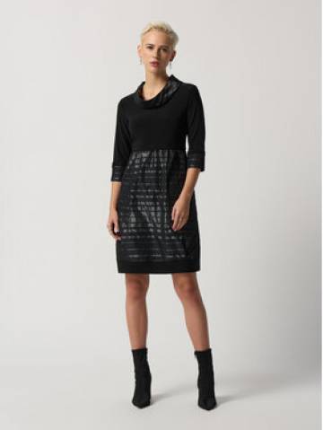 Joseph Ribkoff Повсякденна сукня 233158 Чорний Regular Fit Joseph Ribkoff Повсякденна сукня 233158 Чорний Regular Fit