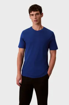 Мужская синяя футболка SS SUPIMA CHEST Синий XL Calvin Klein LV04LB275G