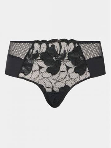 Chantelle Бразильські труси Fleurs Si C12Q40 Чорний Chantelle Бразильські труси Fleurs Si C12Q40 Чорний