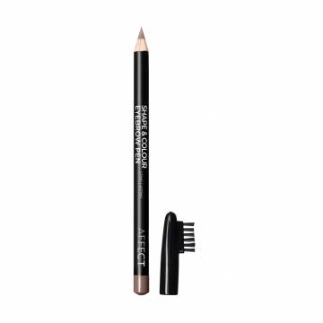 Карандаш для бровей Affect Cosmetics Shape & Colour Eyebrow Pen со щеточкой, Light Brown, 1.2 г Карандаш для бровей Affect Cosmetics Shape & Colour Eyebrow Pen со щеточкой, Light Brown, 1.2 г