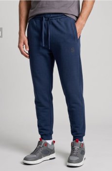 Спортивні штани comfort fit з додаванням бавовни - синій