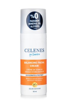 Крем для лица Celenes Sea Buckthorn Balancing Facial Cream с облепихой, для жирной и комбинированной кожи, 50 мл