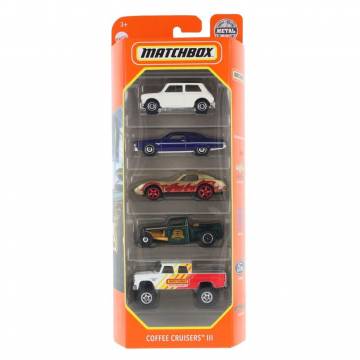 Набір автомоделей Matchbox Coffe Cruisers ІІІ 5 штук 1:64 (C1817/HFH15) Набір автомоделей Matchbox Coffe Cruisers ІІІ 5 штук 1:64 (C1817/HFH15)