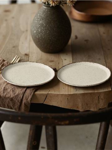 Тарілки, 2 шт. - білий