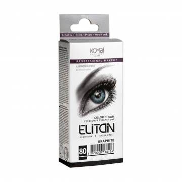 Крем-краска для бровей и ресниц Elitan Color Cream Eyebrow & Eyelash Dye 80 Графит 30 мл Крем-краска для бровей и ресниц Elitan Color Cream Eyebrow & Eyelash Dye 80 Графит 30 мл