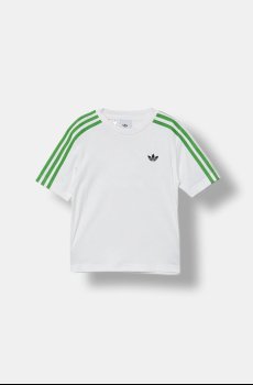 Детская хлопковая футболка adidas Originals