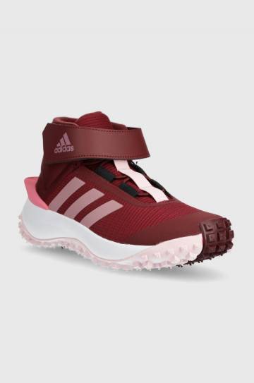 Детские ботинки adidas FORTATRAIL EL K цвет бордовый