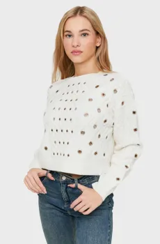 Женский белый джемпер SPUACPAMA Белый XS Tally Weijl SPUACPAMA