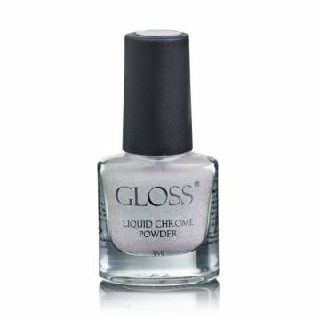 Жидкая втирка для ногтей Gloss Liquid Chrome Powder 015, 3 мл Жидкая втирка для ногтей Gloss Liquid Chrome Powder 015, 3 мл