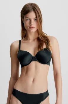 Женский черный бюстгальтер GHTLY LINED PC Черный 36DD Calvin Klein 000QF4082E