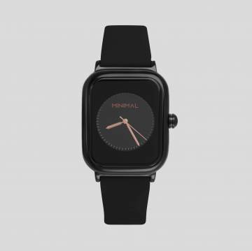 Часы Minimal КСМ-Black-BO202 Часы Minimal КСМ-Black-BO202