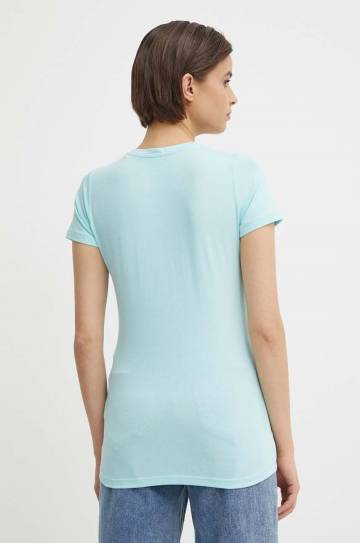 Футболка Pepe Jeans NEW VIRGINIA SS N женская цвет бирюзовый PL505202 Футболка Pepe Jeans NEW VIRGINIA SS N женская цвет бирюзовый PL505202