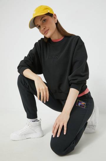 Хлопковая футболка Fila цвет оранжевый Хлопковая футболка Fila цвет оранжевый