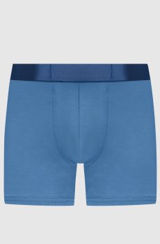 Голубые трусы-боксеры