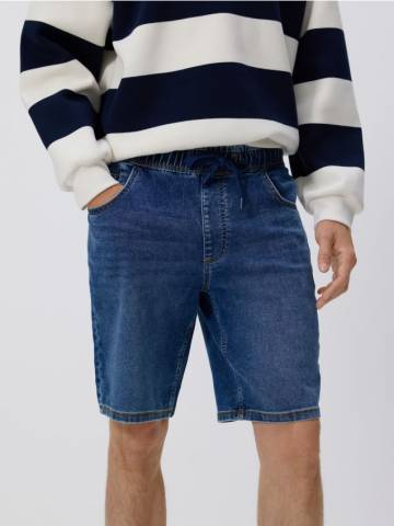 Reserved - Джинсові шорти-джогери - синій - 8578H-55J