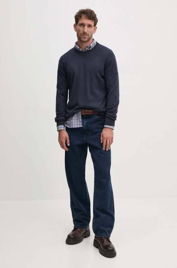 Шерстяной свитер Paul&Shark мужской цвет синий лёгкий 11311001 Шерстяной свитер Paul&Shark мужской цвет синий лёгкий 11311001