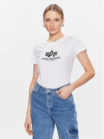 Alpha Industries Футболка New Basic 196051 Білий Regular Fit Alpha Industries Футболка New Basic 196051 Білий Regular Fit