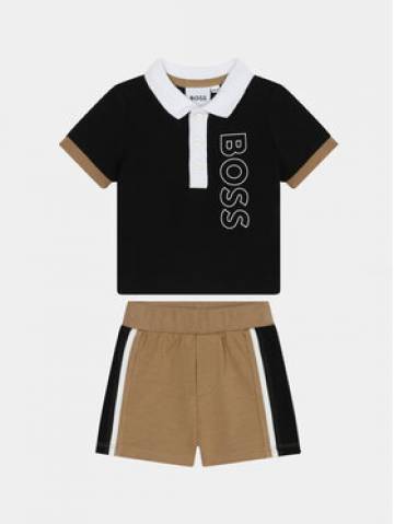 Boss Набір футболка і шорти J50785 Чорний Regular Fit Boss Набір футболка і шорти J50785 Чорний Regular Fit