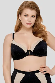 Женский черный лиф от купальника Черный 46E MARC&ANDRE L2014-YP-462