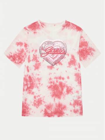 Guess Футболка J5RI09 K8HM4 Рожевий Oversize Guess Футболка J5RI09 K8HM4 Рожевий Oversize