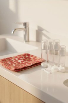 Набір дорожніх ємностей - пастельний рожевий