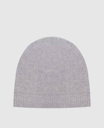 Шапка MALLO серого цвета из шерсти