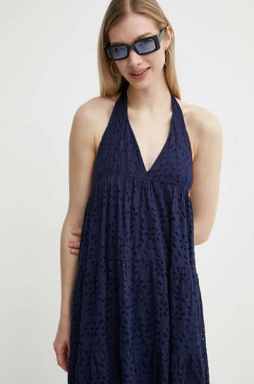 Платье Desigual TORONTO цвет синий maxi расклешённое 24SWVK46 Платье Desigual TORONTO цвет синий maxi расклешённое 24SWVK46
