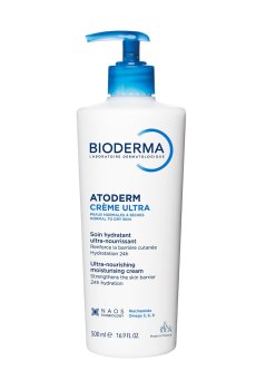 Питательный крем для тела Bioderma Atoderm Ultra-Nourishing Cream для нормальной и сухой чувствительной кожи, 500 мл