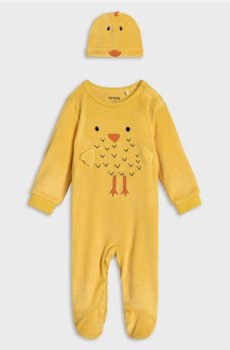 Боді з шапочкою - жовтий