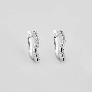 Серебряные серьги Minimal 2192р Серебряные серьги Minimal 2192р