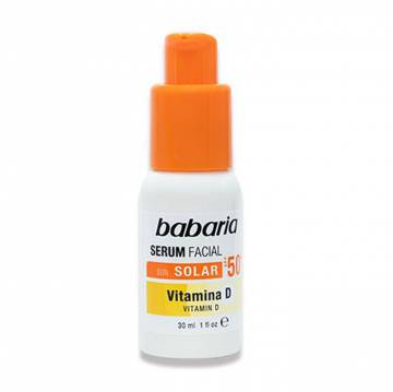 Солнцезащитная сыворотка для лица Babaria Sun Solar Facial Serum SPF 50+ с витамином D, 30 мл Солнцезащитная сыворотка для лица Babaria Sun Solar Facial Serum SPF 50+ с витамином D, 30 мл