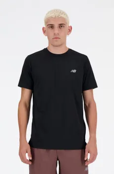Мужская черная футболка NB Prfm Черный S New Balance MT41222BK