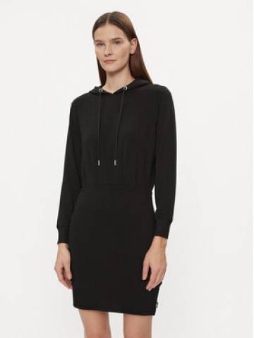 DKNY Sport Трикотажна сукня DP3D4832 Чорний Relaxed Fit DKNY Sport Трикотажна сукня DP3D4832 Чорний Relaxed Fit