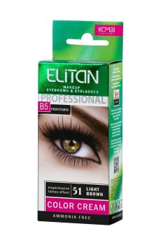 Крем-краска для бровей и ресниц Elitan Color Cream 51 Темно-русый, 10 мл