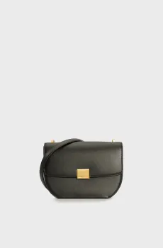 Женская черная кожаная сумка k forever md crossbody Черный ONESIZE Karl Lagerfeld 245W3056